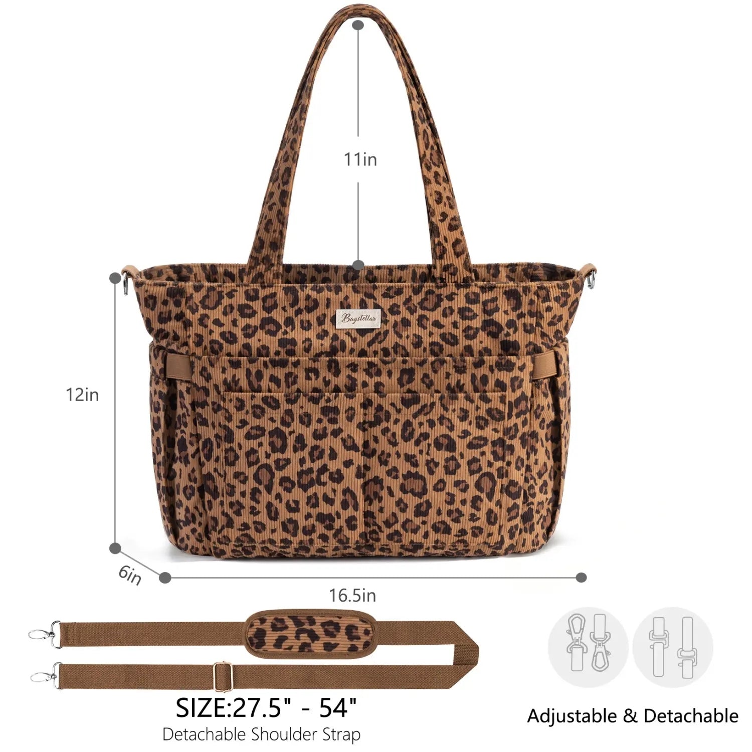 Large Corduroy Tote Bag