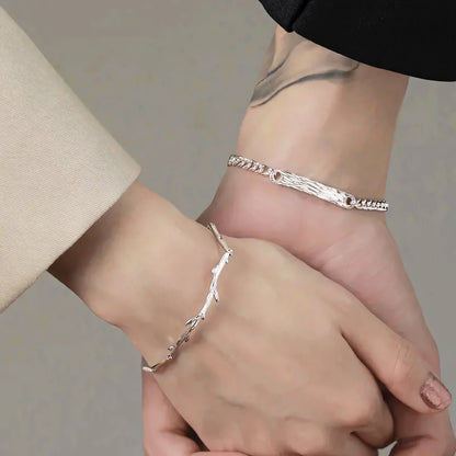 Matching Rooted Love Bracelets - Veinci