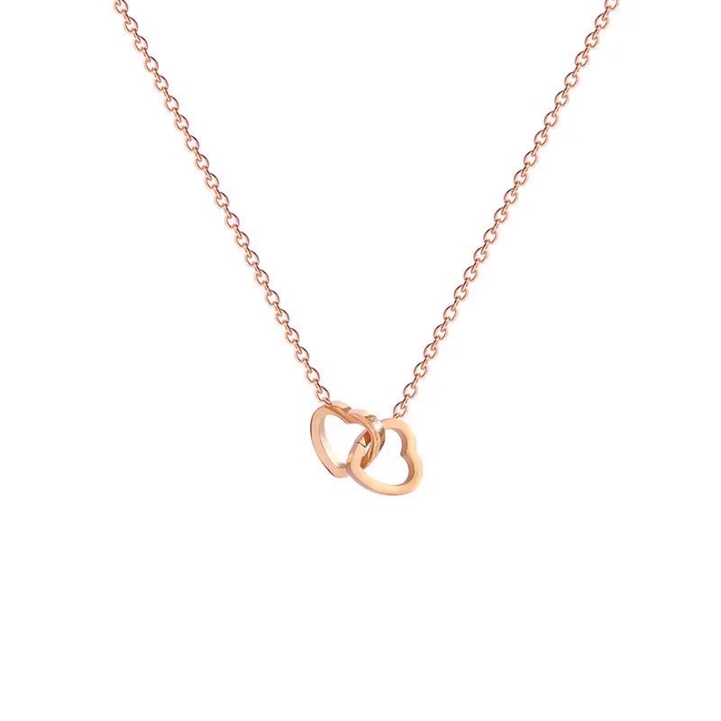 Minimal Love Lock Heart Necklace - Veinci