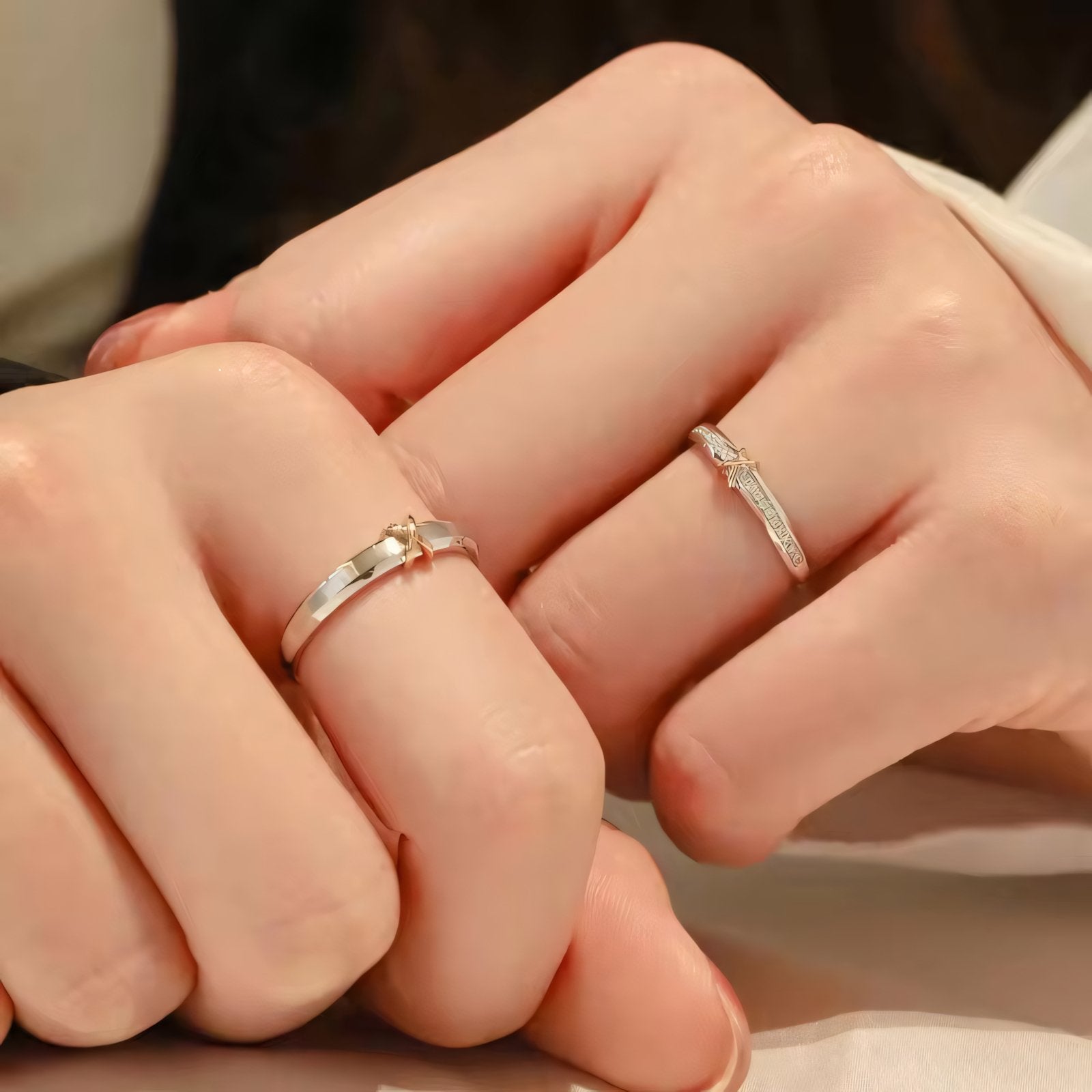 Romantic X Couples Rings - Veinci