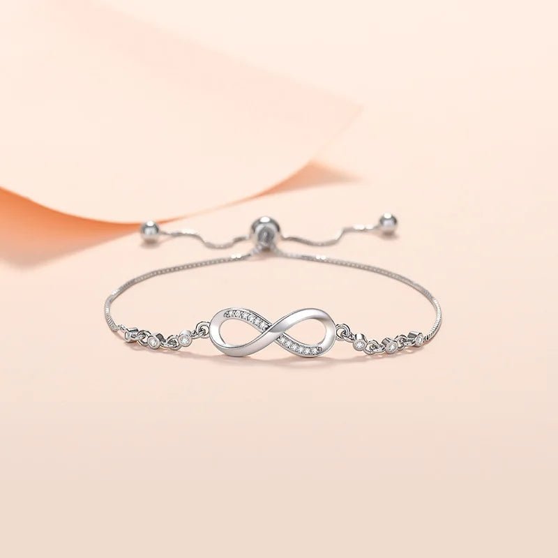 S925 Infinity Diamond Love Bracelet - Veinci