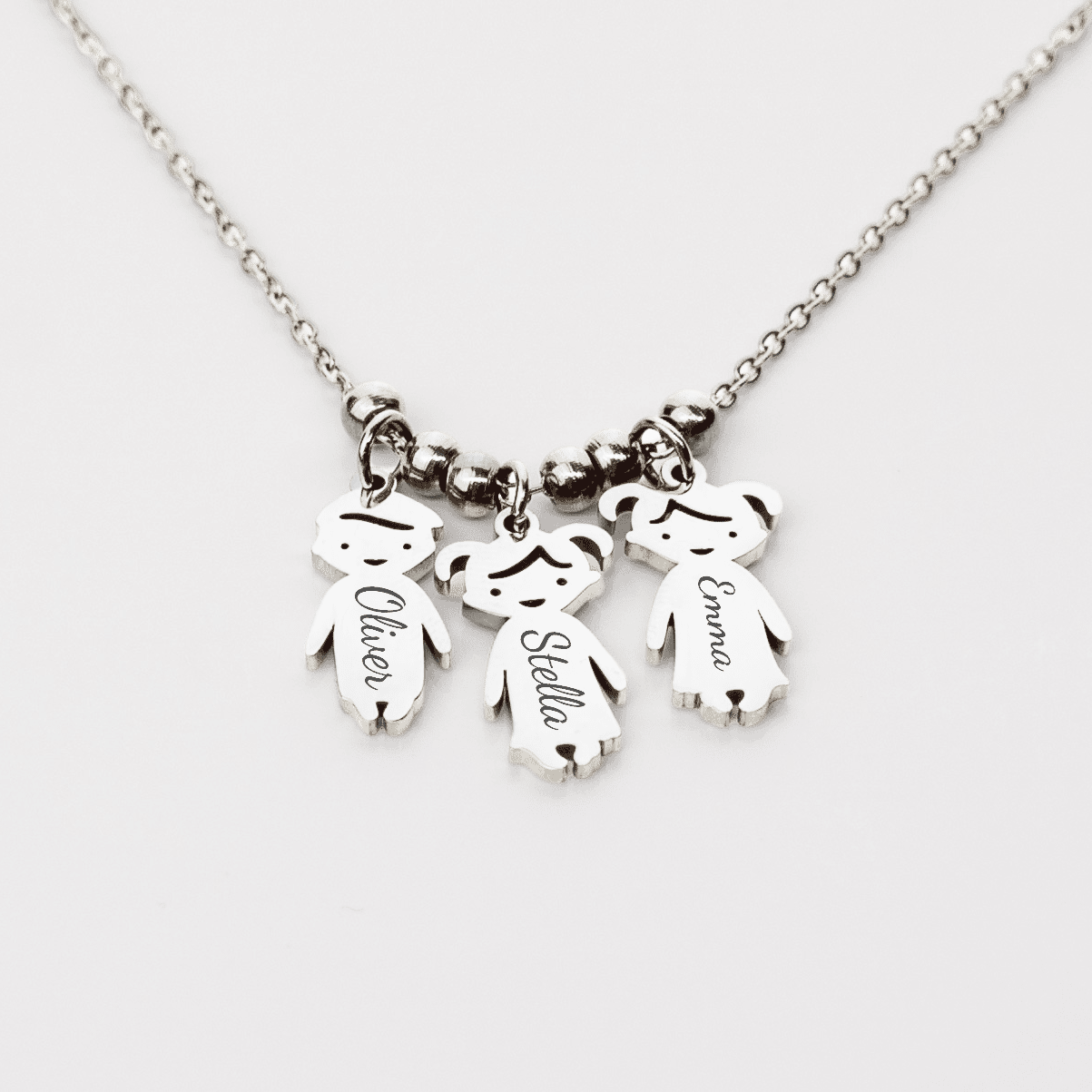 Dainty Family Charm Necklace