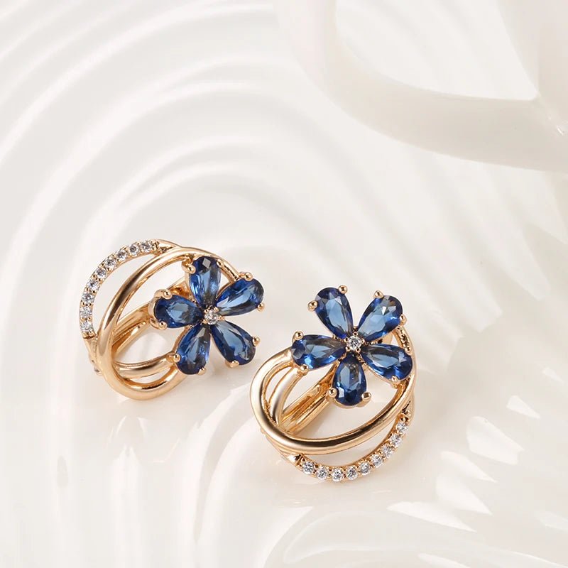 Spring Aurora Floral Earrings - Veinci