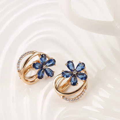 Spring Aurora Floral Earrings - Veinci