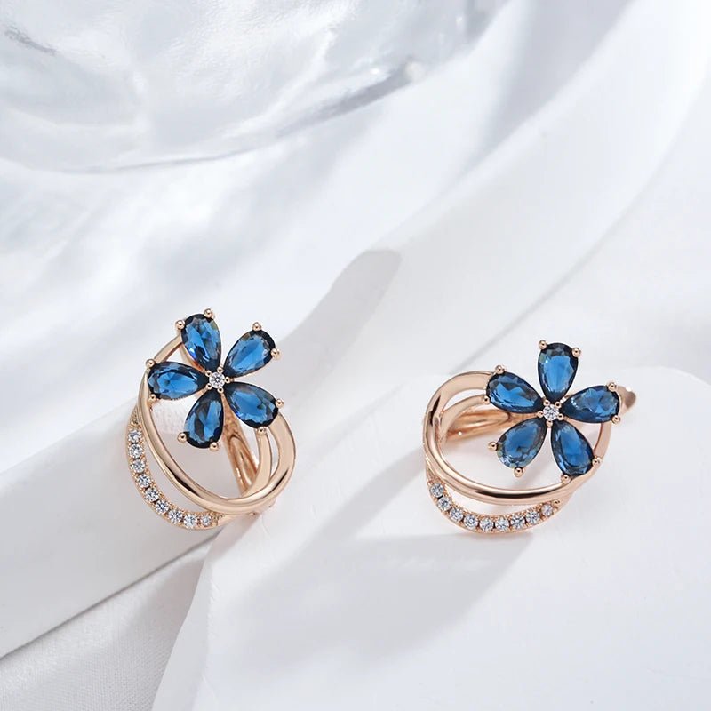 Spring Aurora Floral Earrings - Veinci