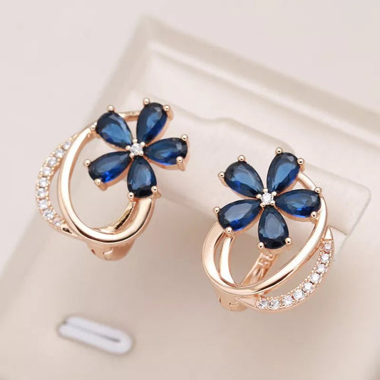 Spring Aurora Floral Earrings - Veinci