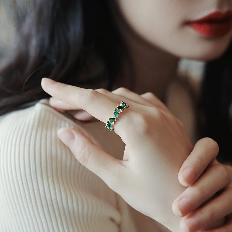 Staggering Baguette Crystal Rings - Veinci