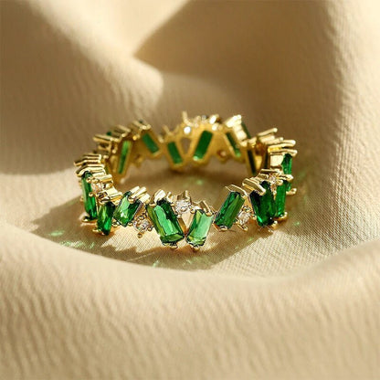 Staggering Baguette Crystal Rings - Veinci