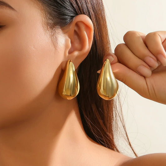 Statement Water Drop Earrings - Veinci