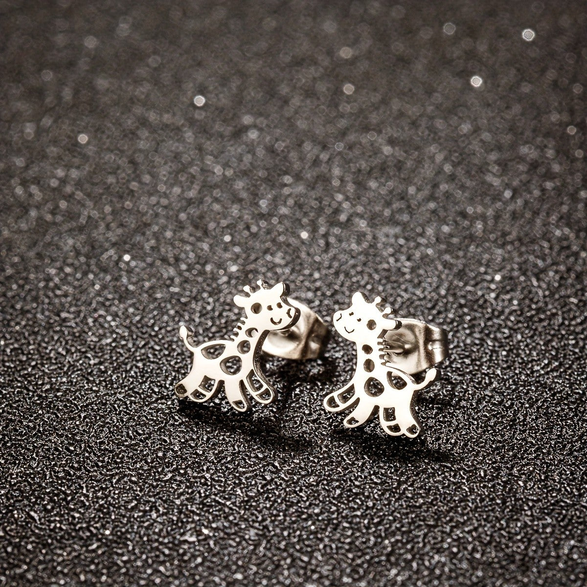 Cute Giraffe Stud Earrings