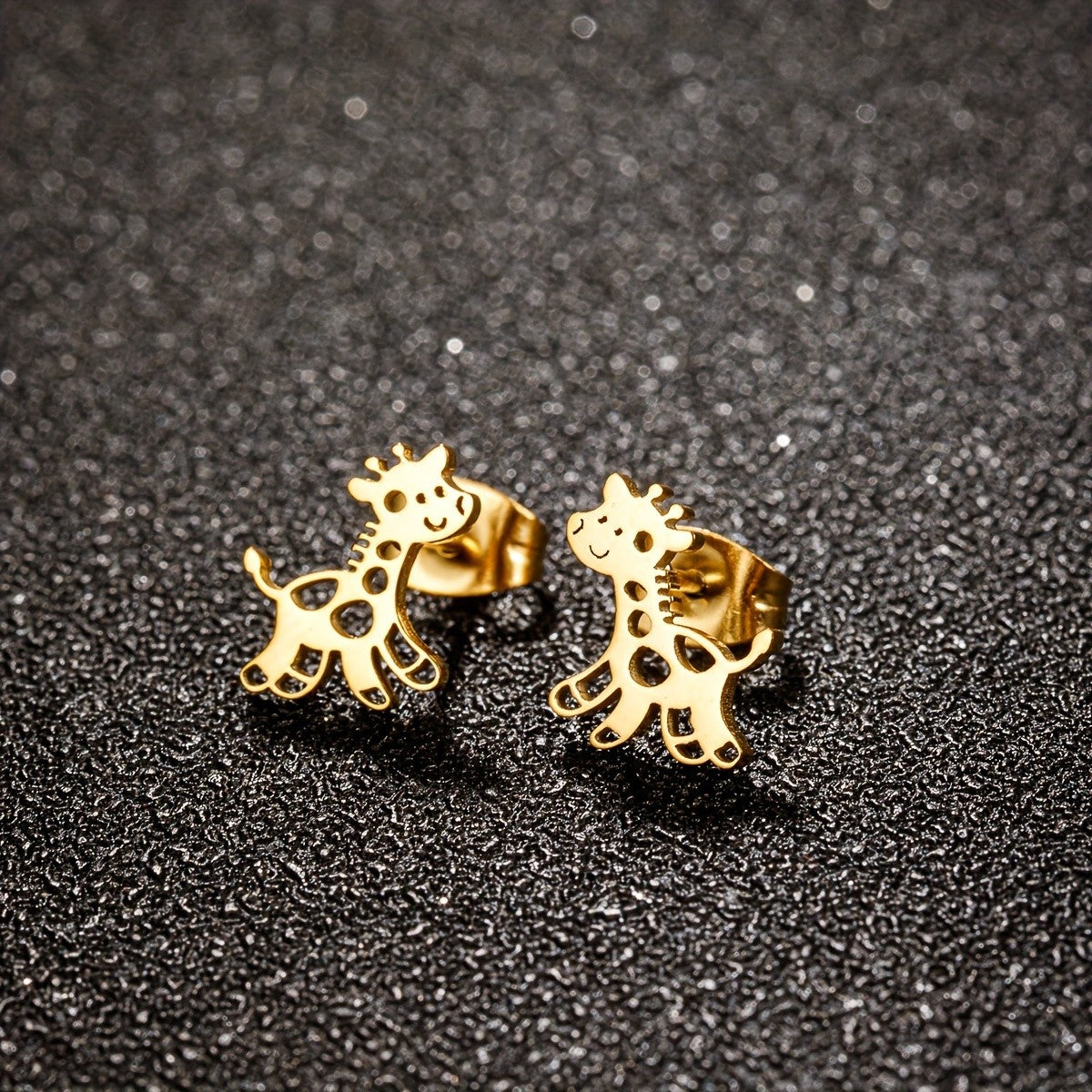 Cute Giraffe Stud Earrings