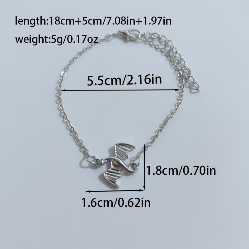 Boho Dragon Charm Bracelet