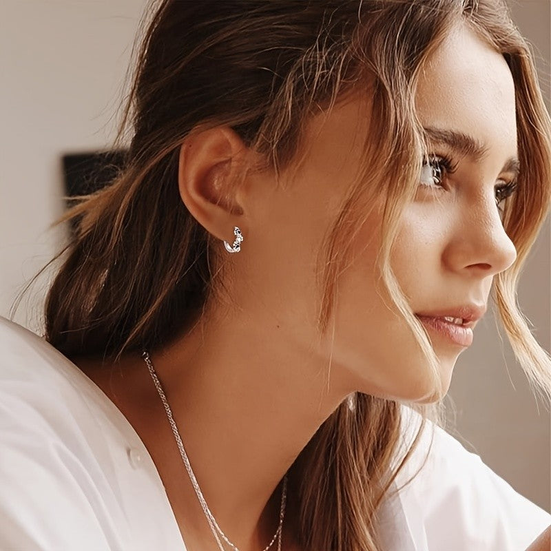 Cute Cat Paw Hoop Earrings