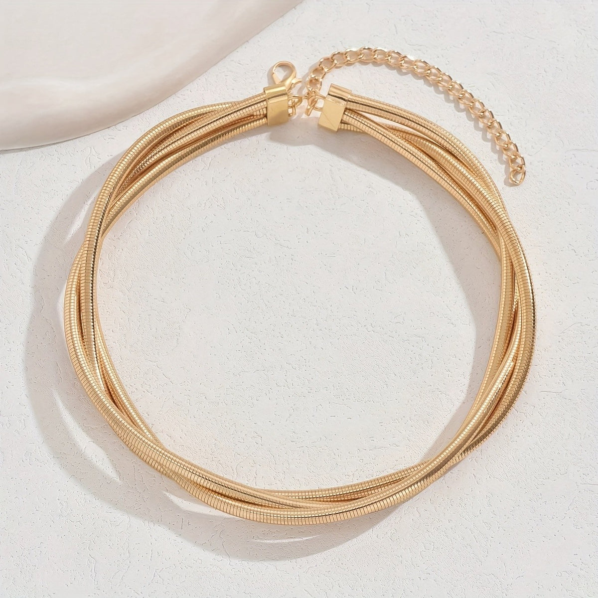 Classy Layered Snake Chain Necklace