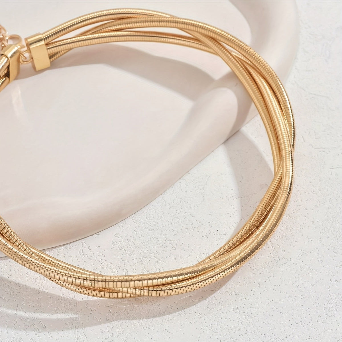 Classy Layered Snake Chain Necklace