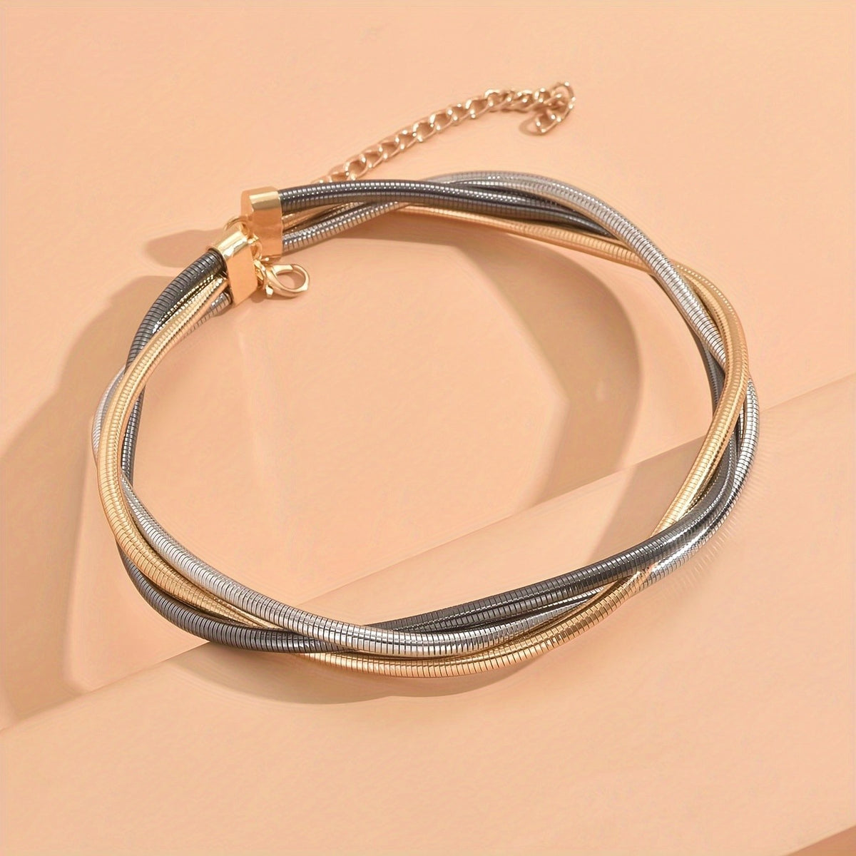 Classy Layered Snake Chain Necklace