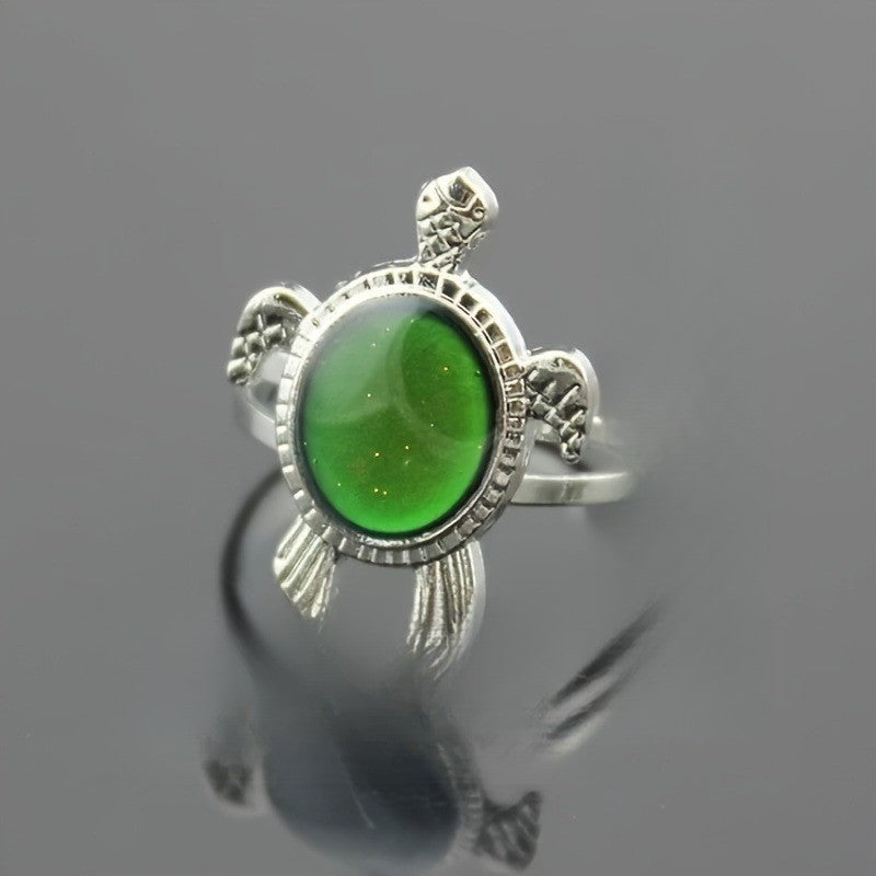 Cute Color Changing Turtle Ring