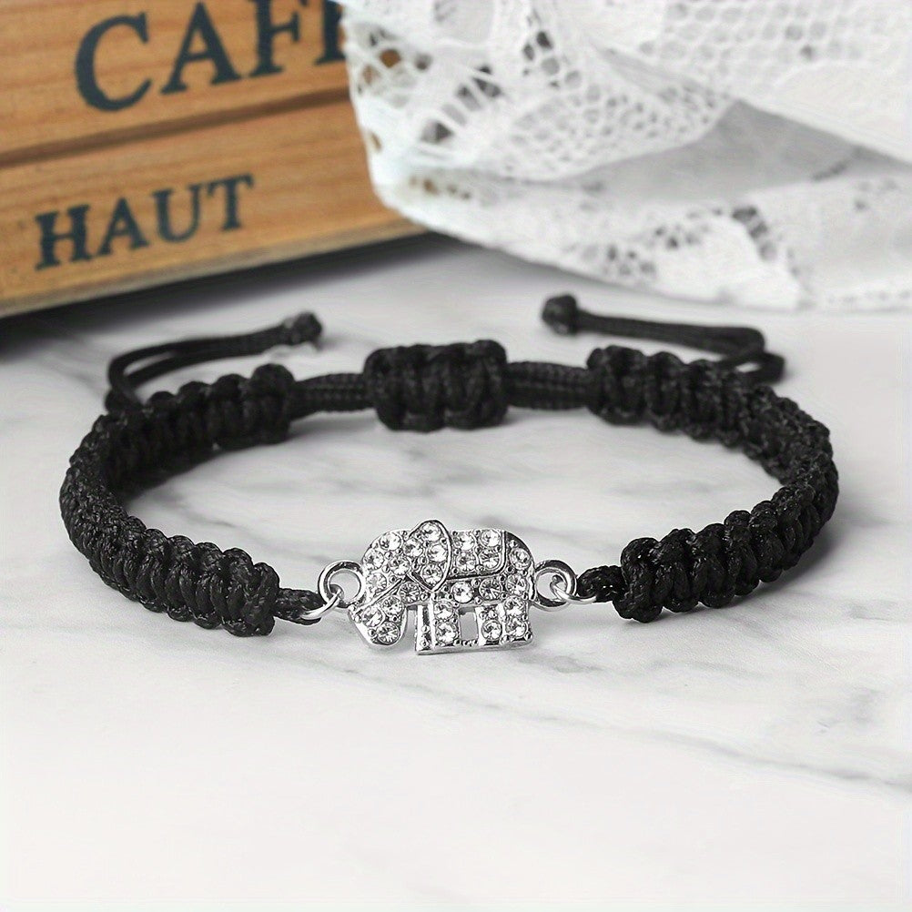 Adjustable Cute Elephant Bracelet