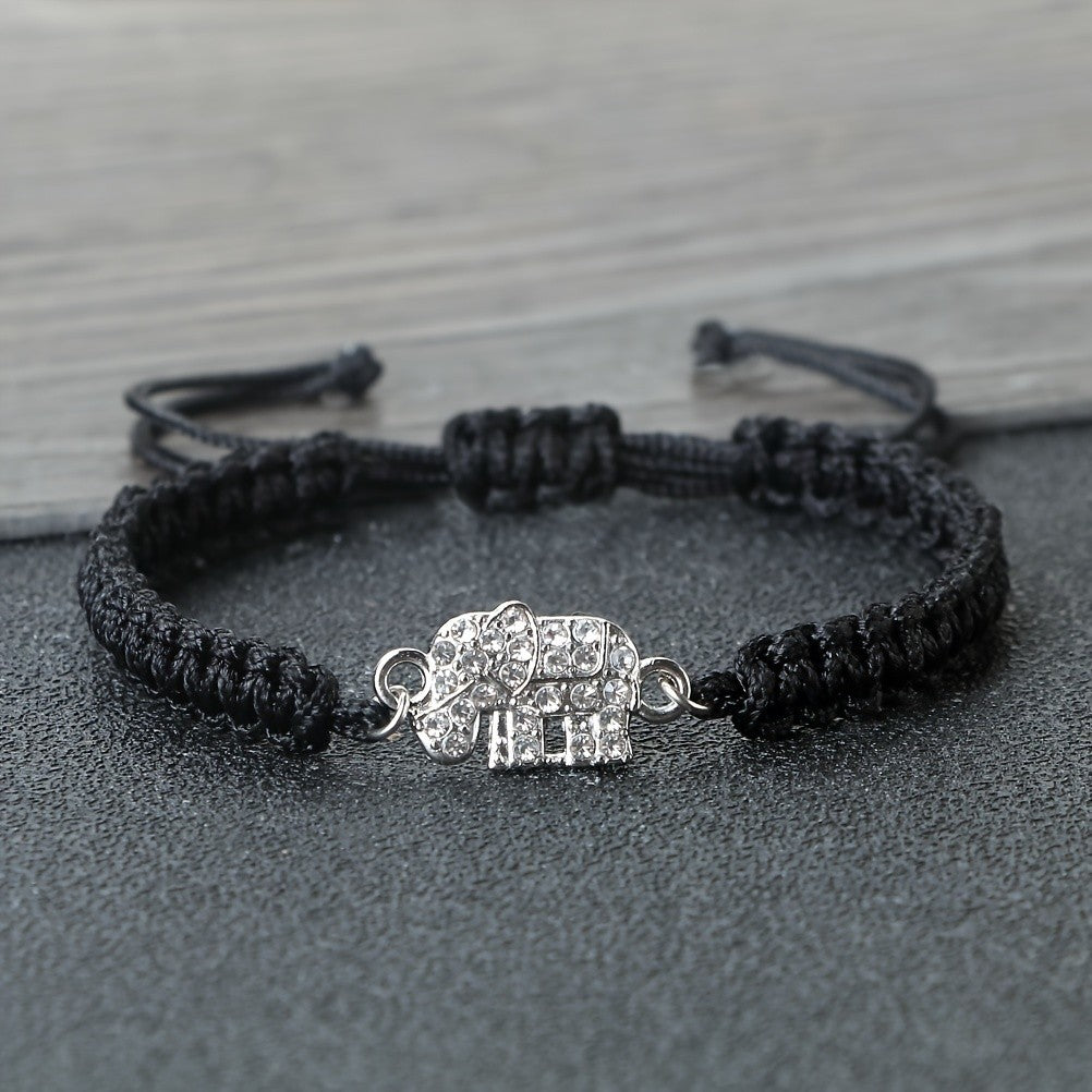 Adjustable Cute Elephant Bracelet