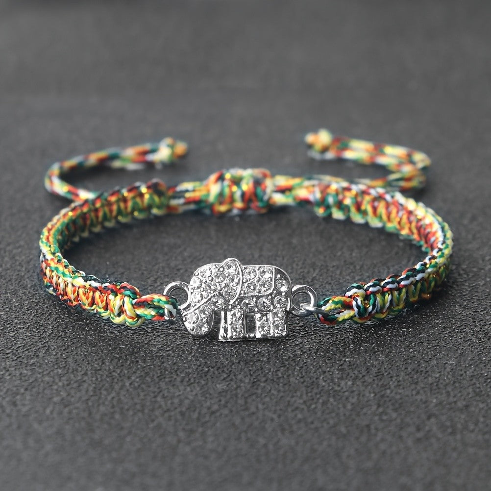 Adjustable Cute Elephant Bracelet