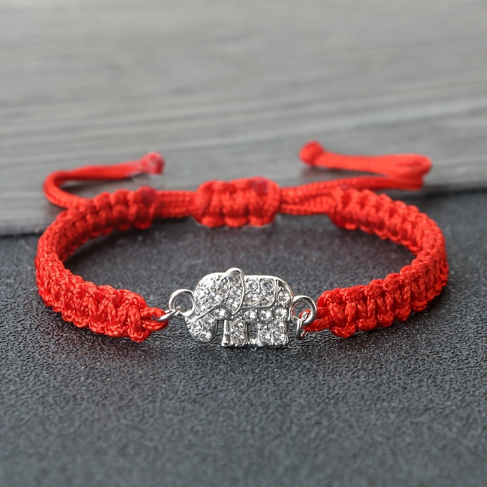 Adjustable Cute Elephant Bracelet