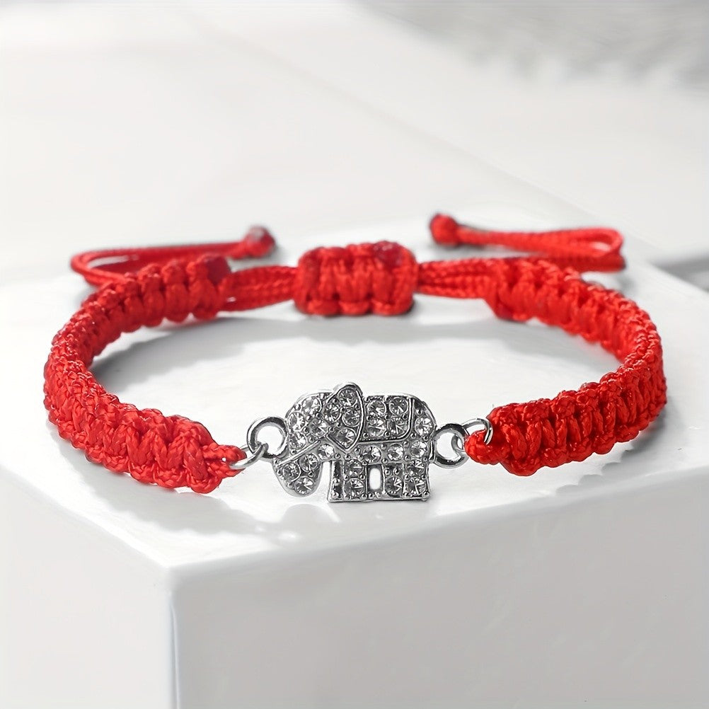 Adjustable Cute Elephant Bracelet