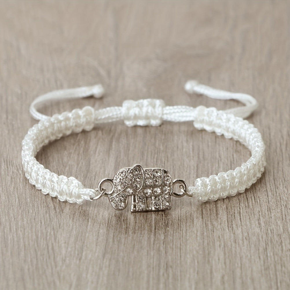 Adjustable Cute Elephant Bracelet