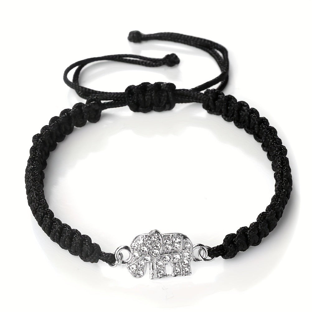 Adjustable Cute Elephant Bracelet