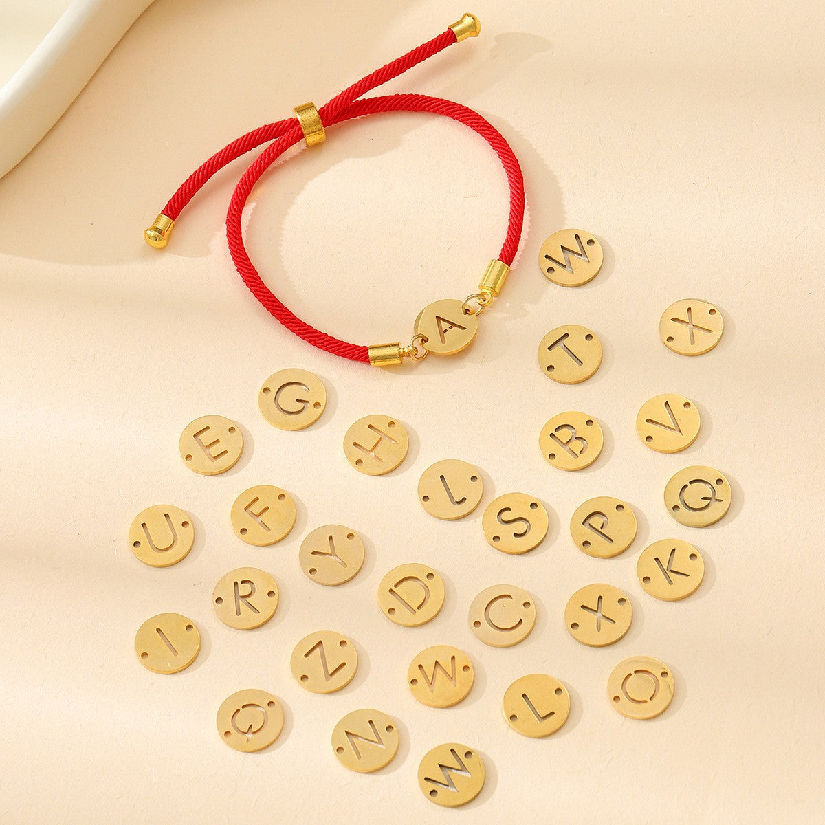 Dainty Initial Letter Bracelet