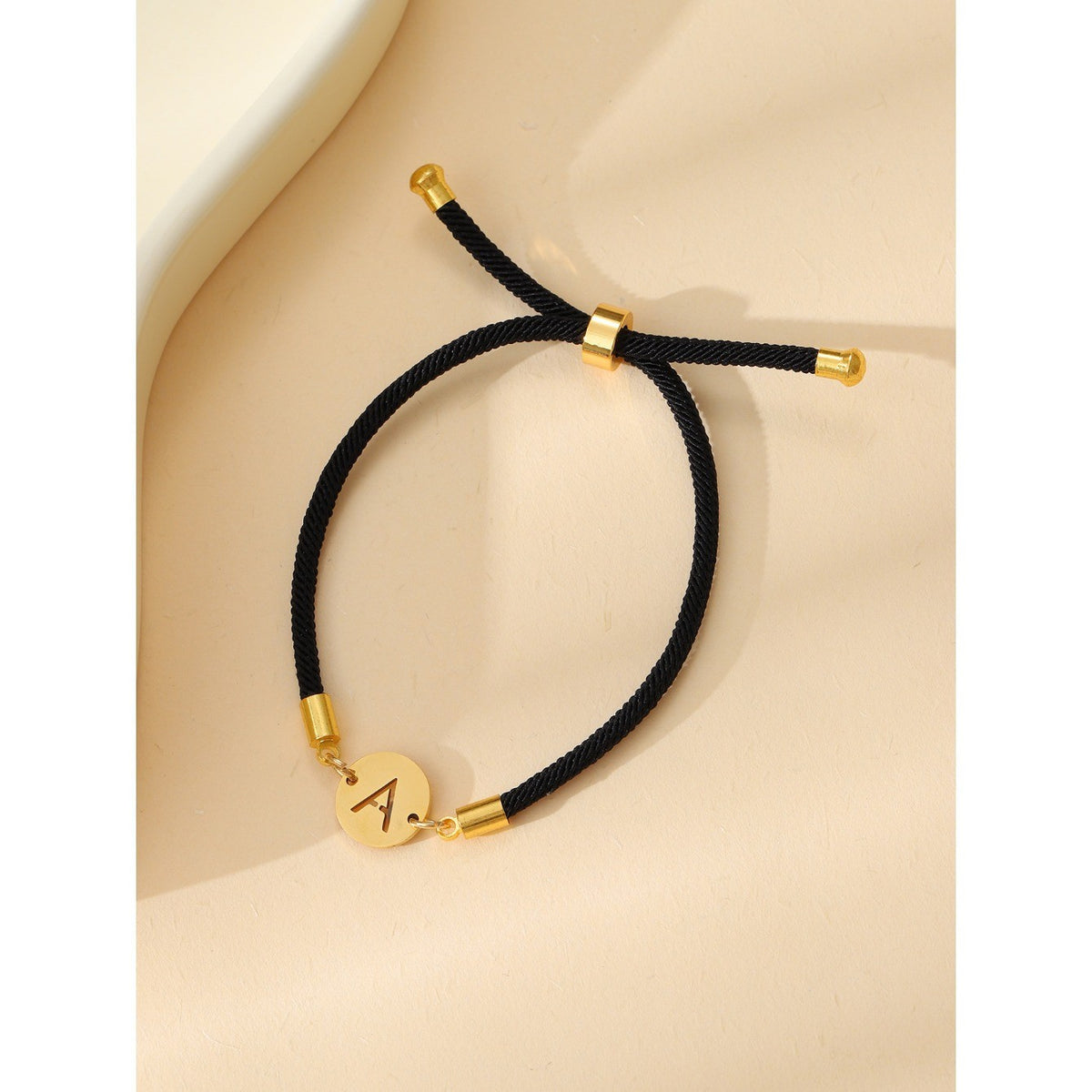 Dainty Initial Letter Bracelet
