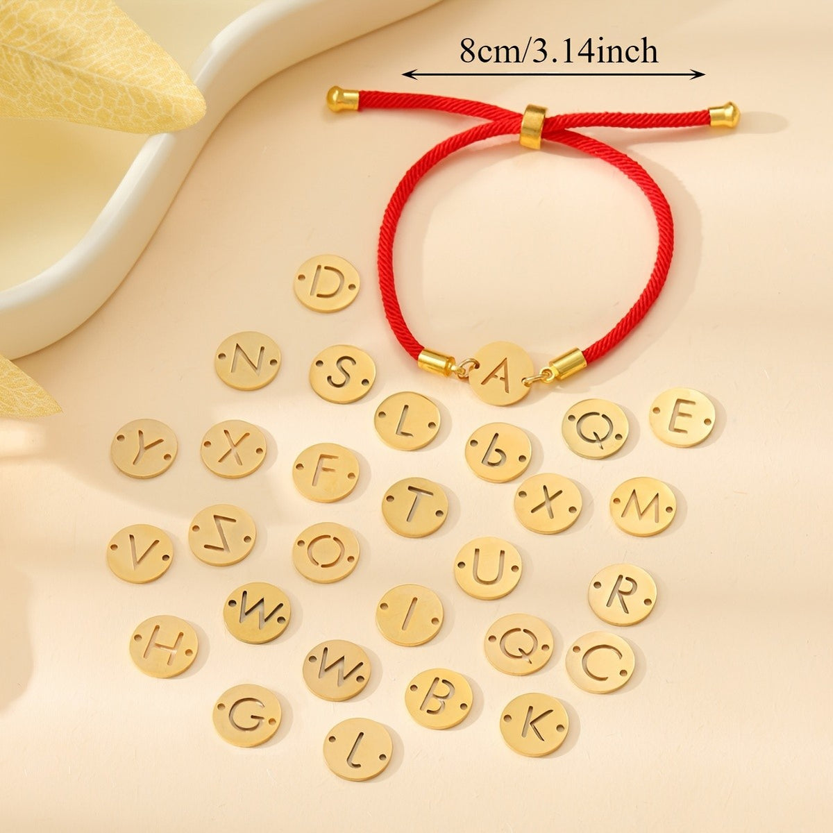 Dainty Initial Letter Bracelet