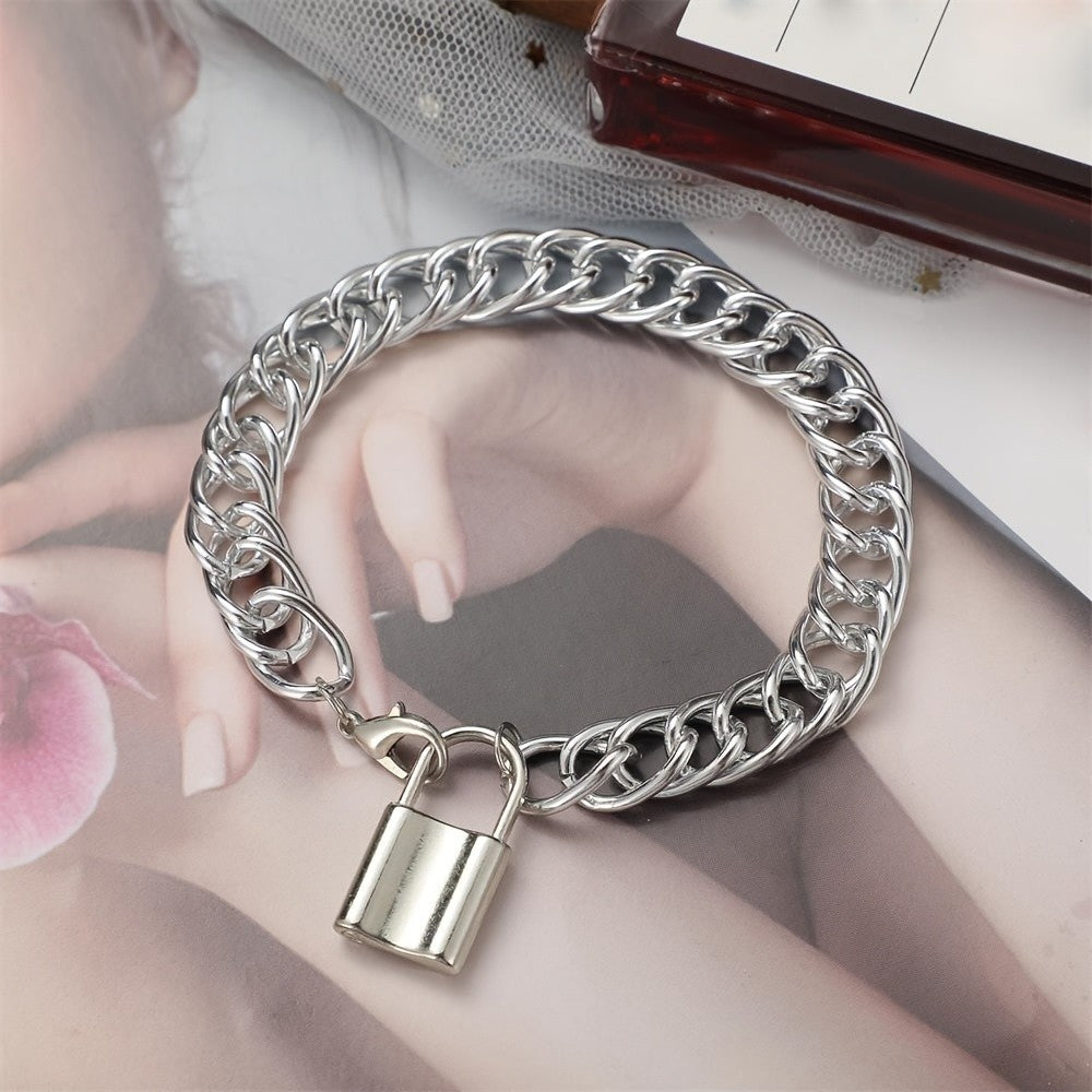 Bold Chunky Chain Lock Anklet