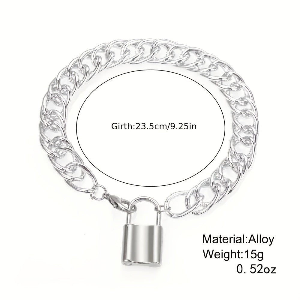 Bold Chunky Chain Lock Anklet