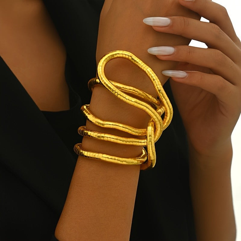 Vintage Inspired Snake Cuff Bracelet