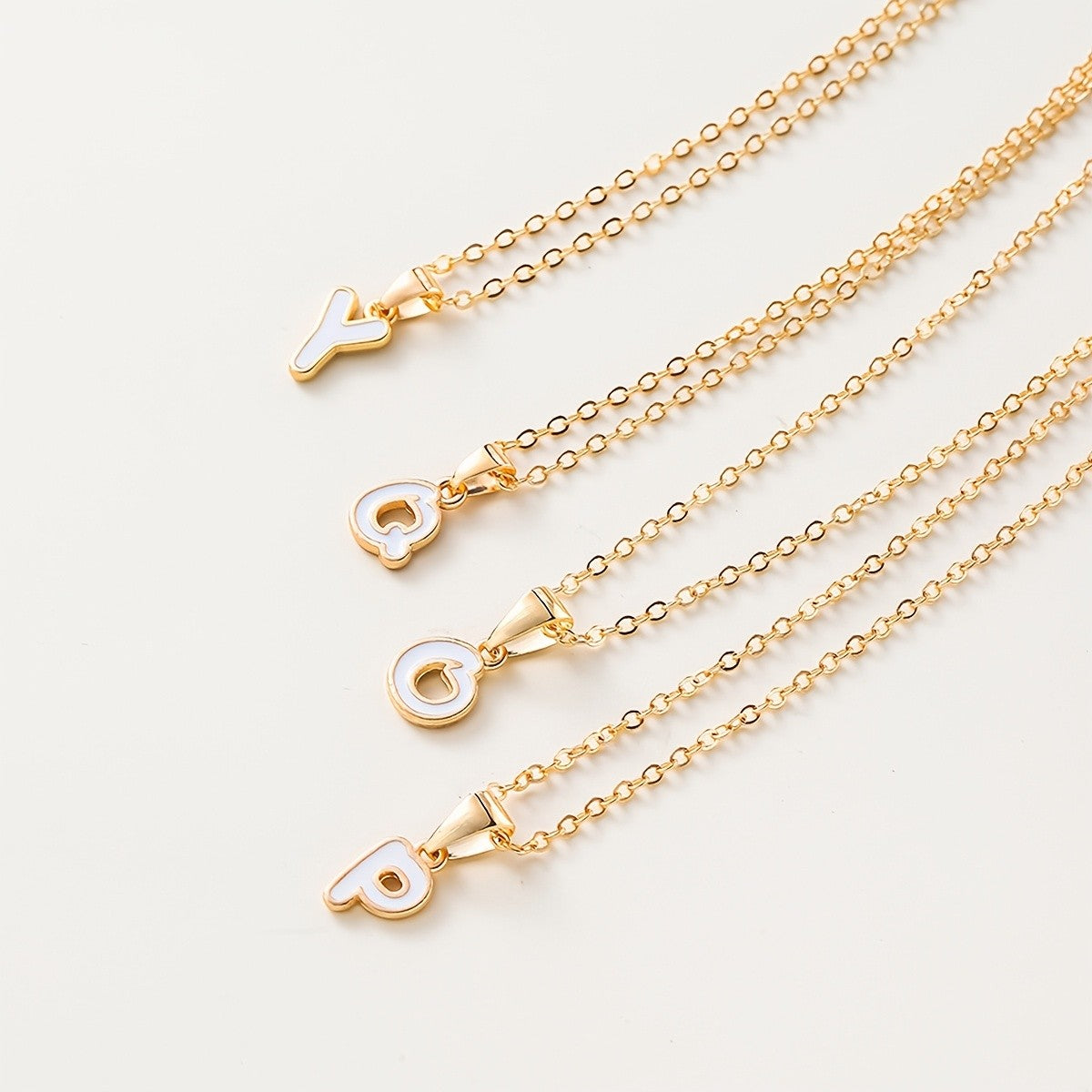 Dainty Letter Initial Necklace