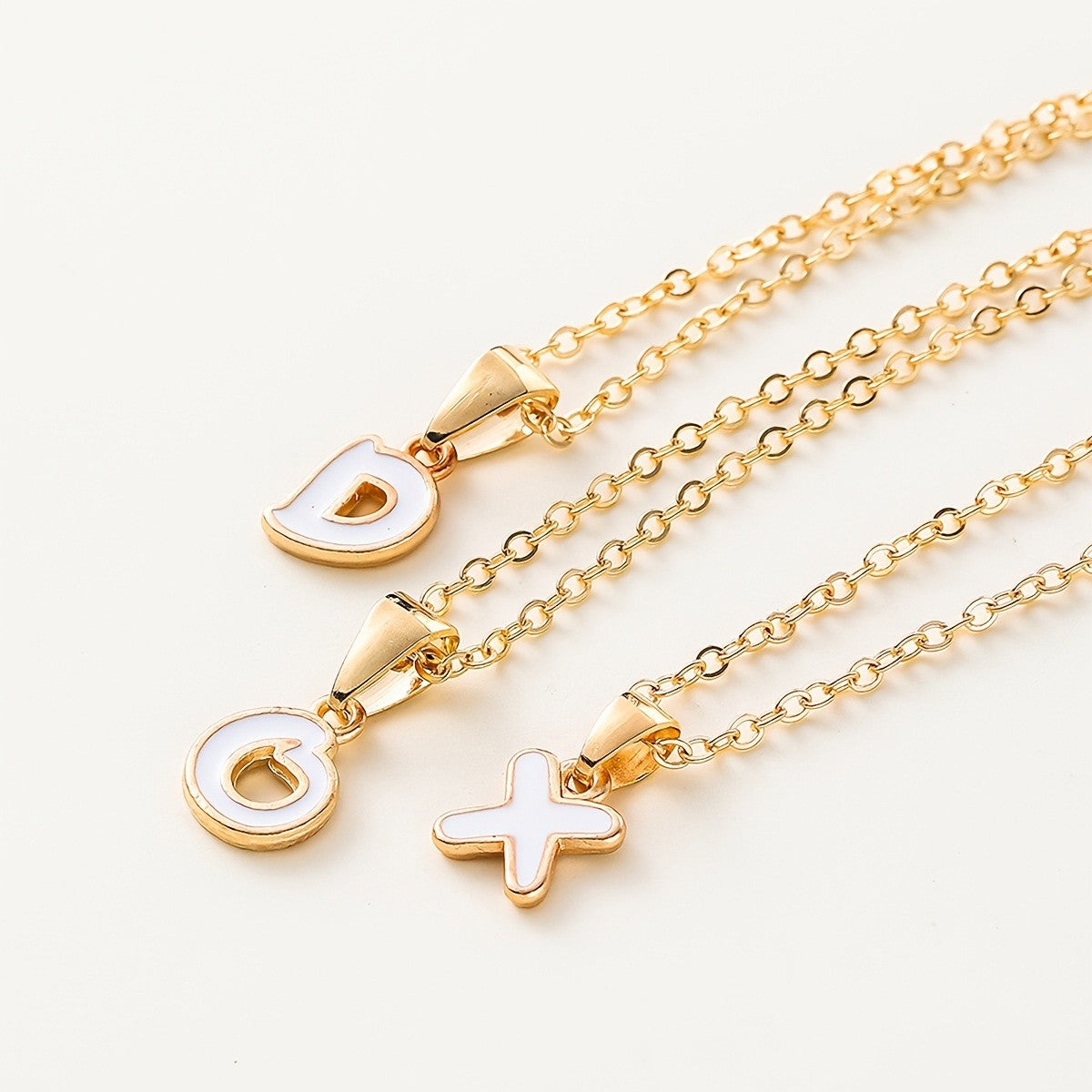 Dainty Letter Initial Necklace