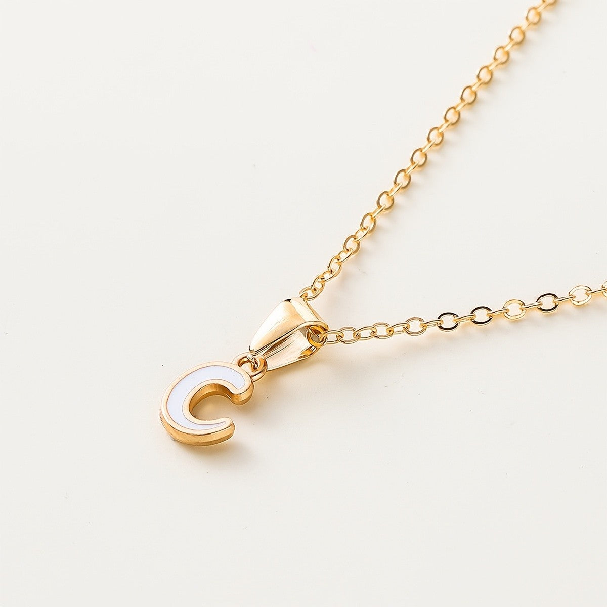 Dainty Letter Initial Necklace