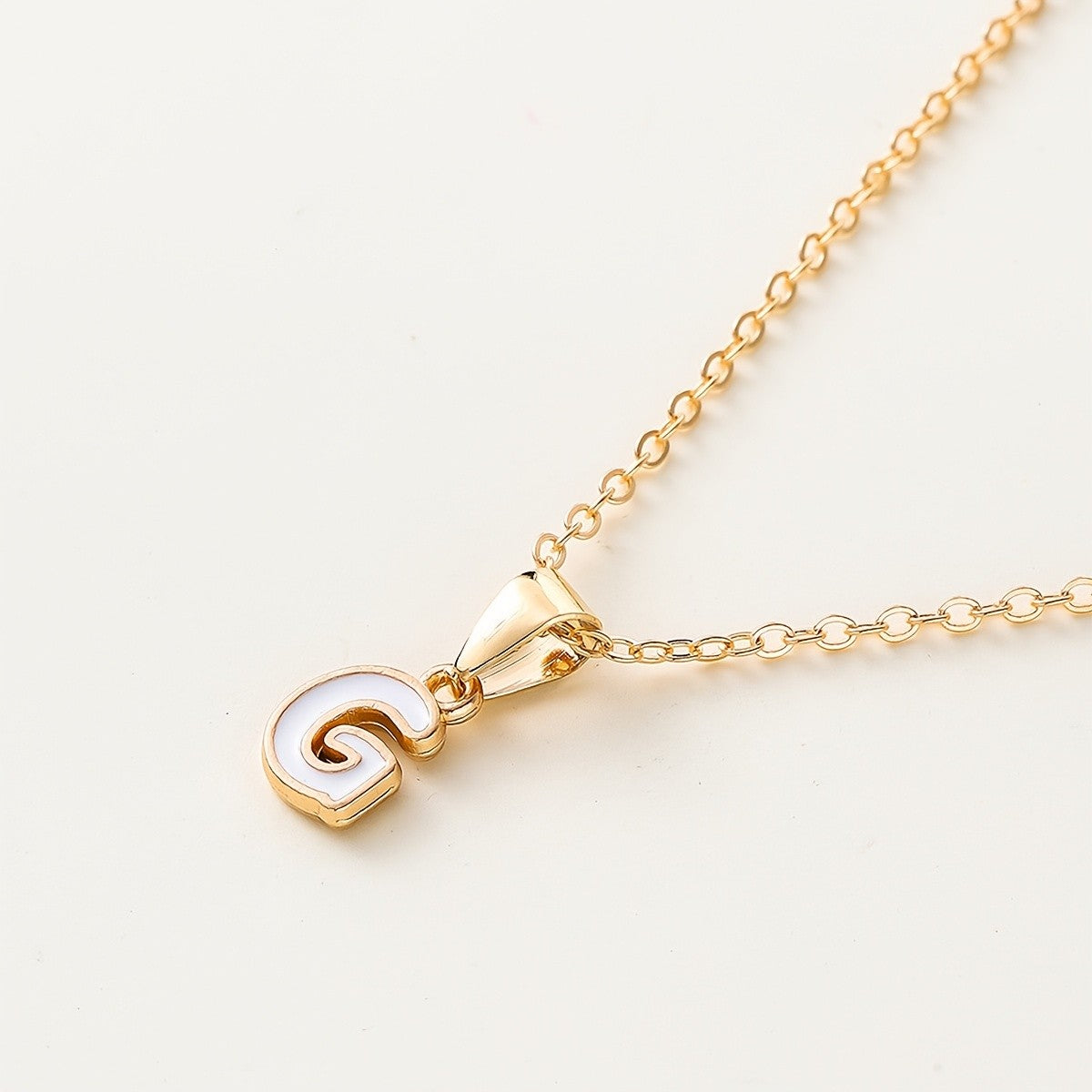 Dainty Letter Initial Necklace