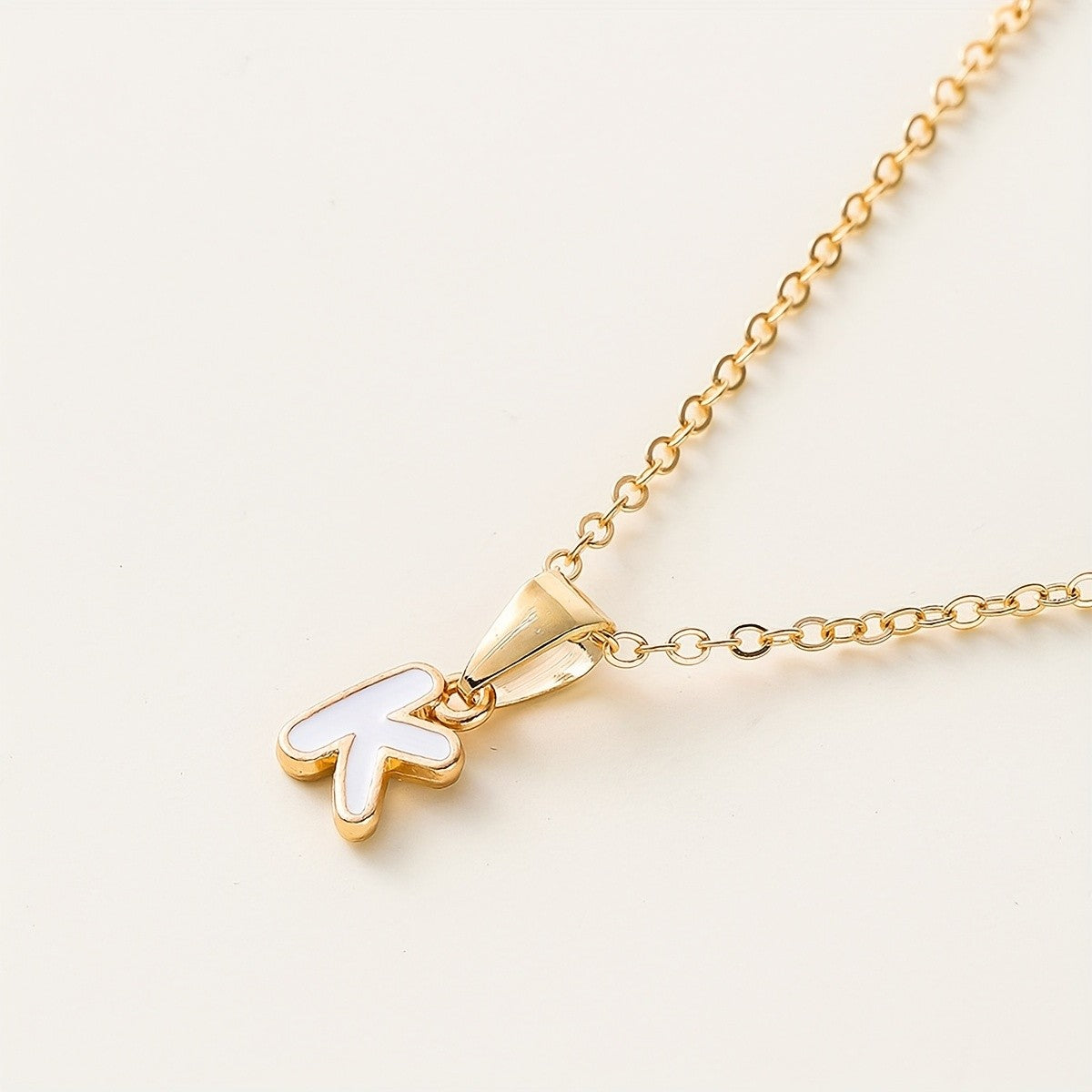 Dainty Letter Initial Necklace