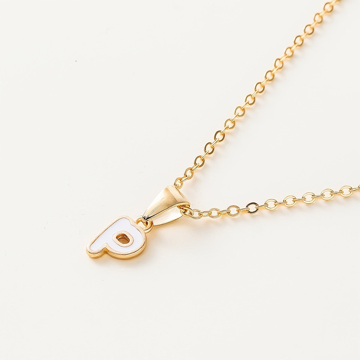 Dainty Letter Initial Necklace