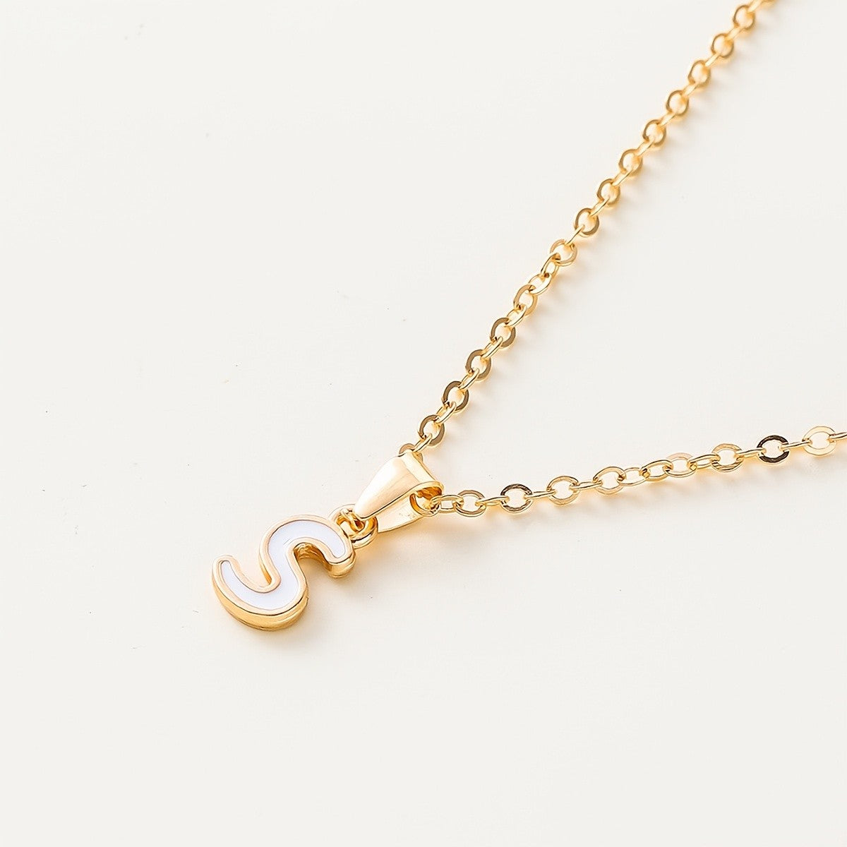 Dainty Letter Initial Necklace