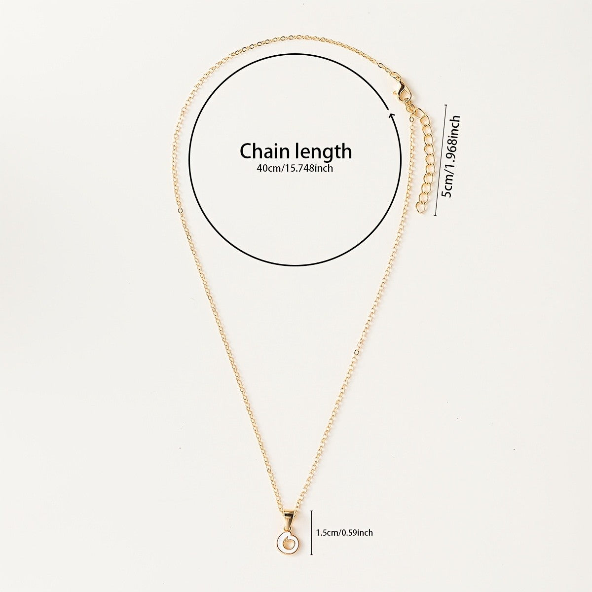Dainty Letter Initial Necklace