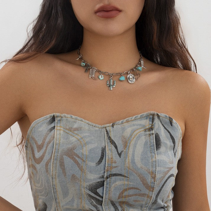 Boho Western Charm Necklace