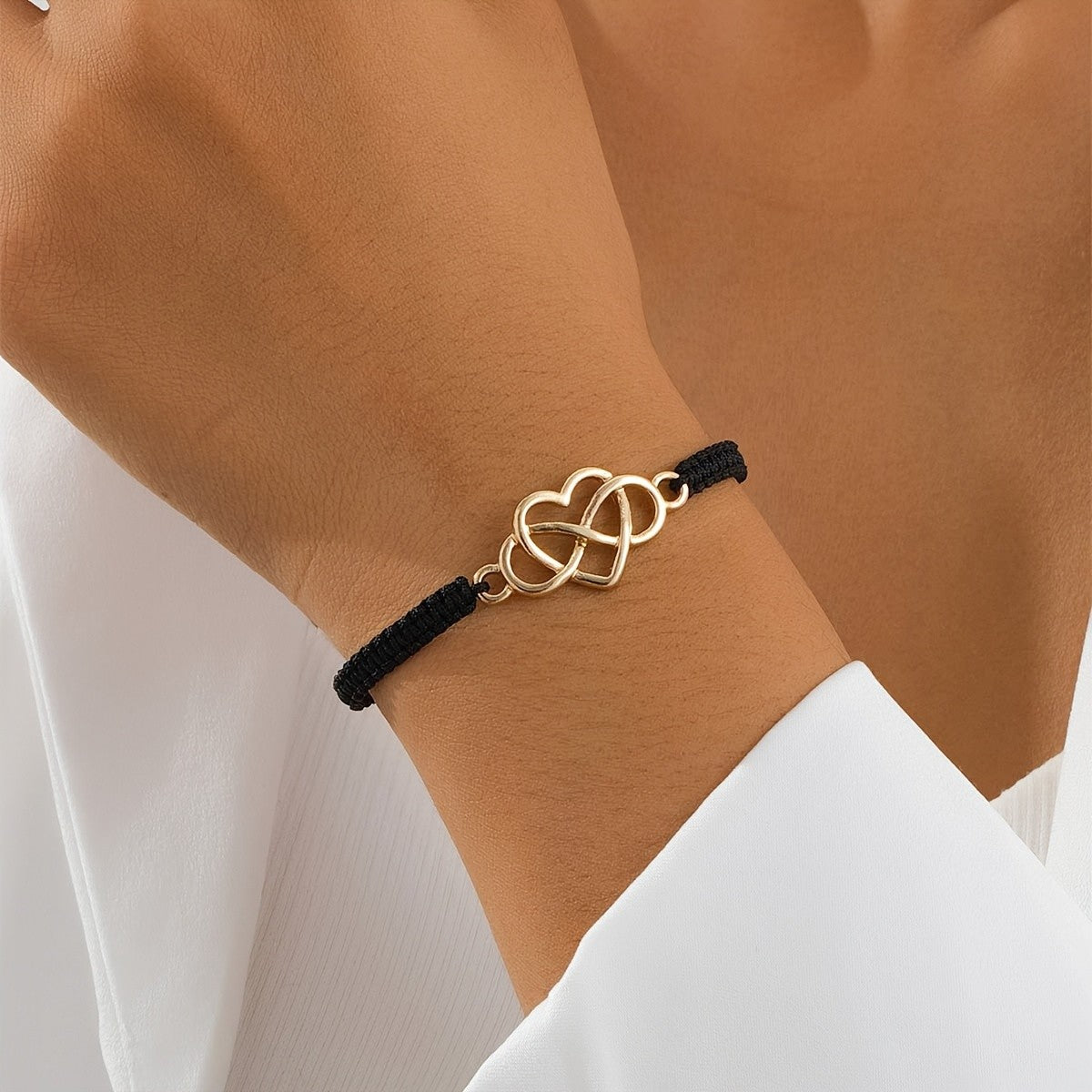 Dainty Infinity Heart Bracelet