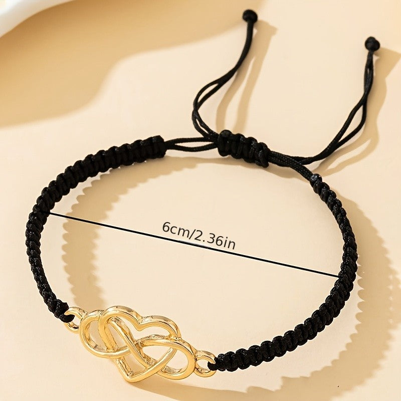 Dainty Infinity Heart Bracelet