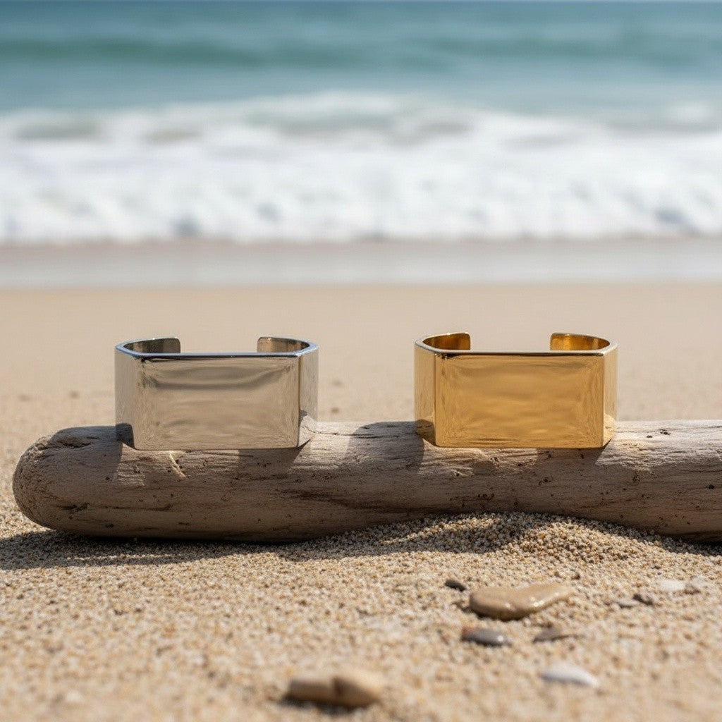 Classy Vintage Square Cuff Bracelet