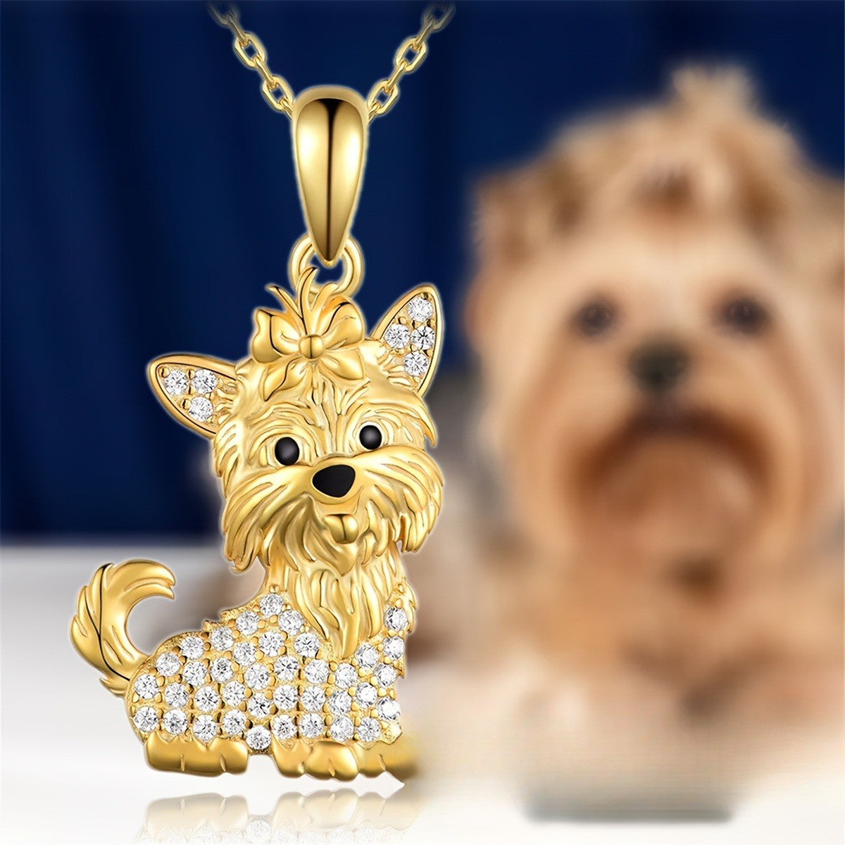 Cute Yorkshire Terrier Necklace