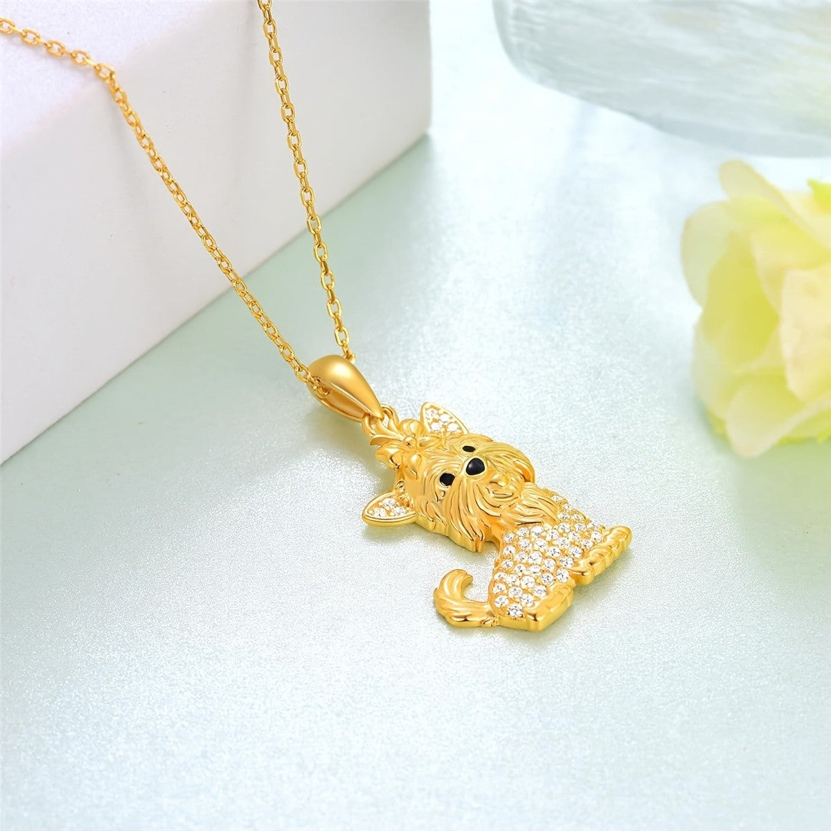 Cute Yorkshire Terrier Necklace