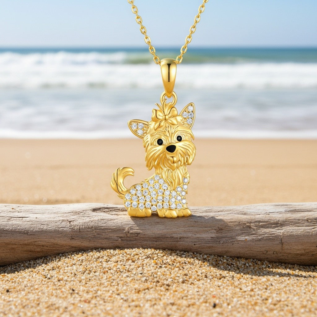 Cute Yorkshire Terrier Necklace
