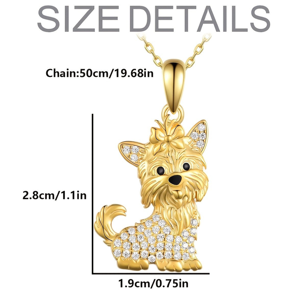 Cute Yorkshire Terrier Necklace